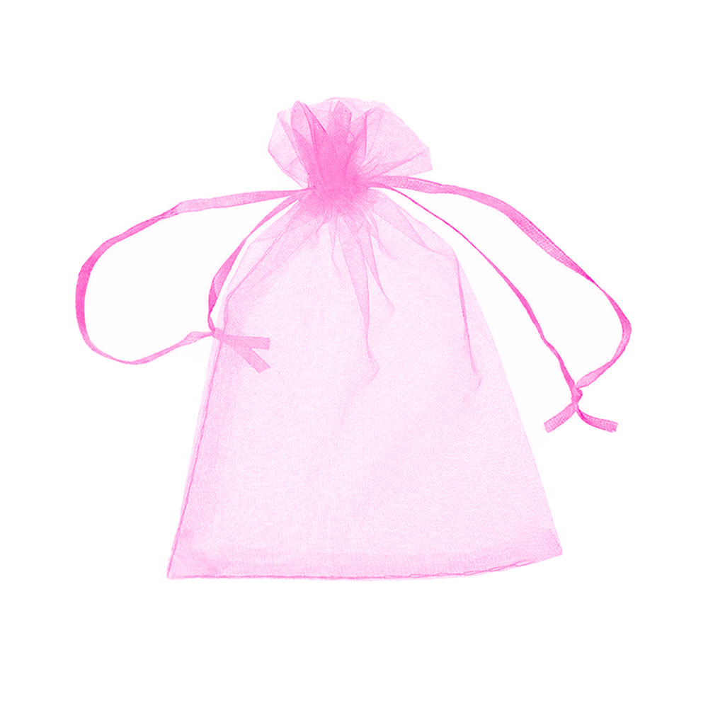 Мешочек из органзы 15 х 23 см розовый Мешочек из органзы 15 х 23 см розовый