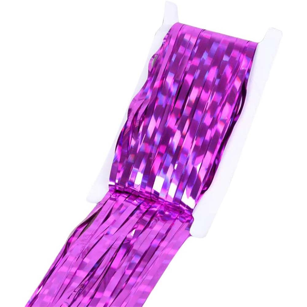 Занавес дождик 1 х 2 м, голография, Малиновый Занавес дождик 1 х 2 м, голография, Малиновый