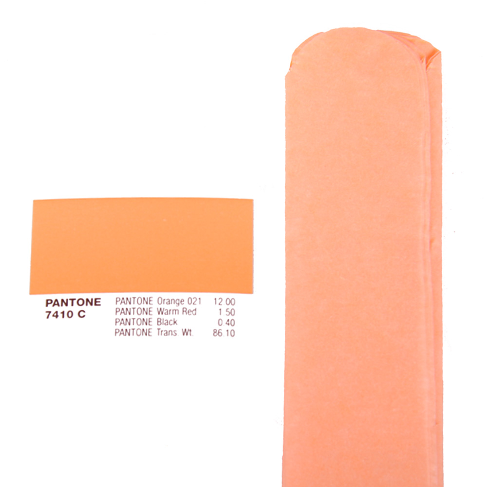 Помпон из бумаги 30 см персиковый