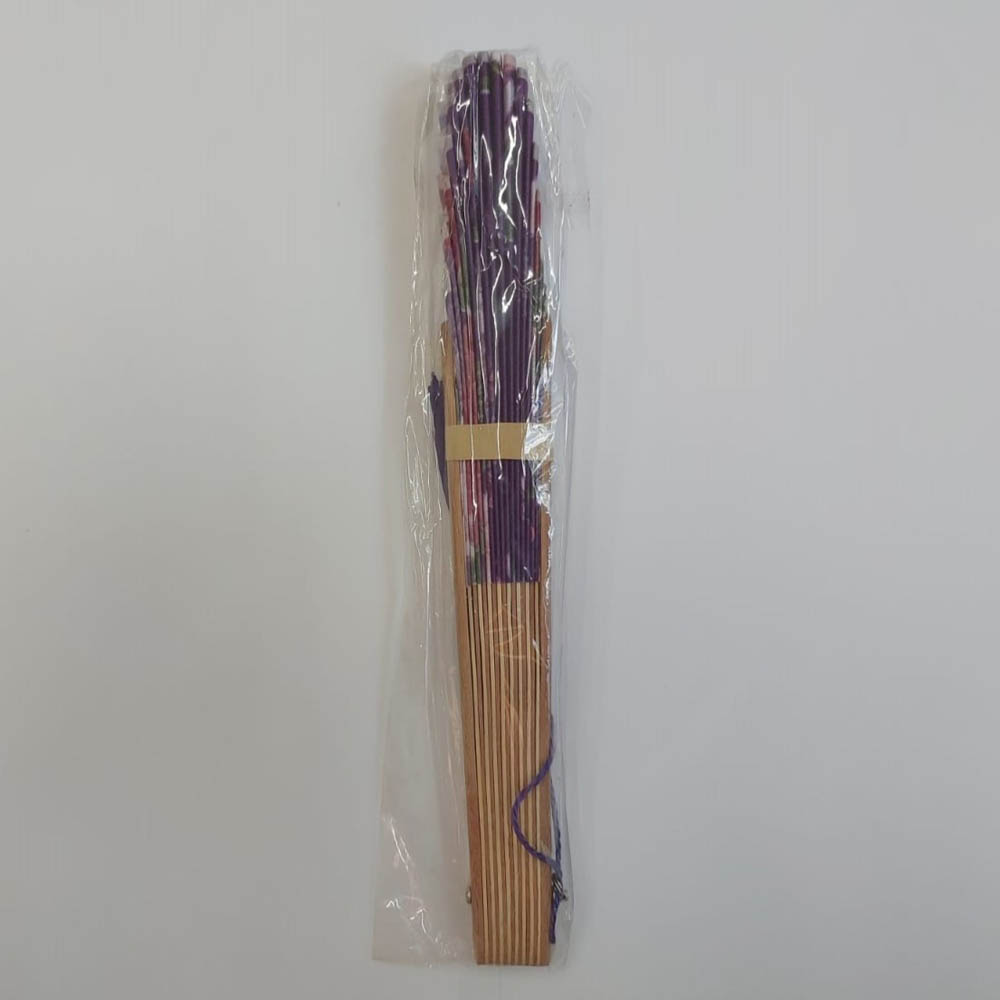 Веер круглый с цветочным узором 29х15 см, №12 Веер круглый с цветочным узором 29х15 см, №12