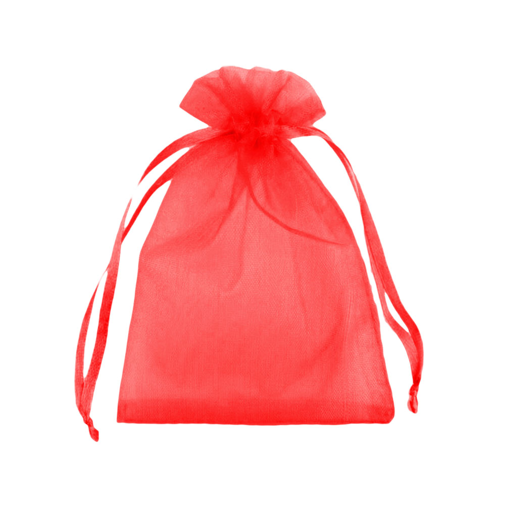 Мешочек из органзы 20 х 30 см красный Мешочек из органзы 20 х 30 см красный