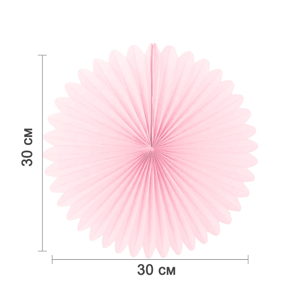 Фант 30 см светло-розовый