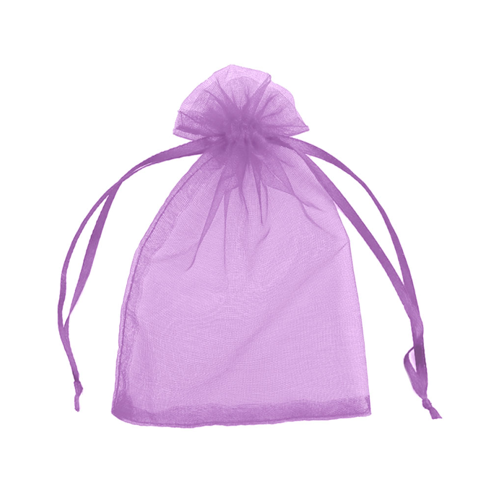 Мешочек из органзы 20 х 30 см светло-фиолетовый Мешочек из органзы 20 х 30 см светло-фиолетовый