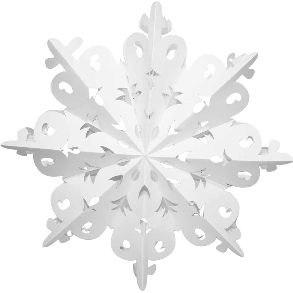 Снежинка 60 см №3, белый Снежинка 60 см №3, белый