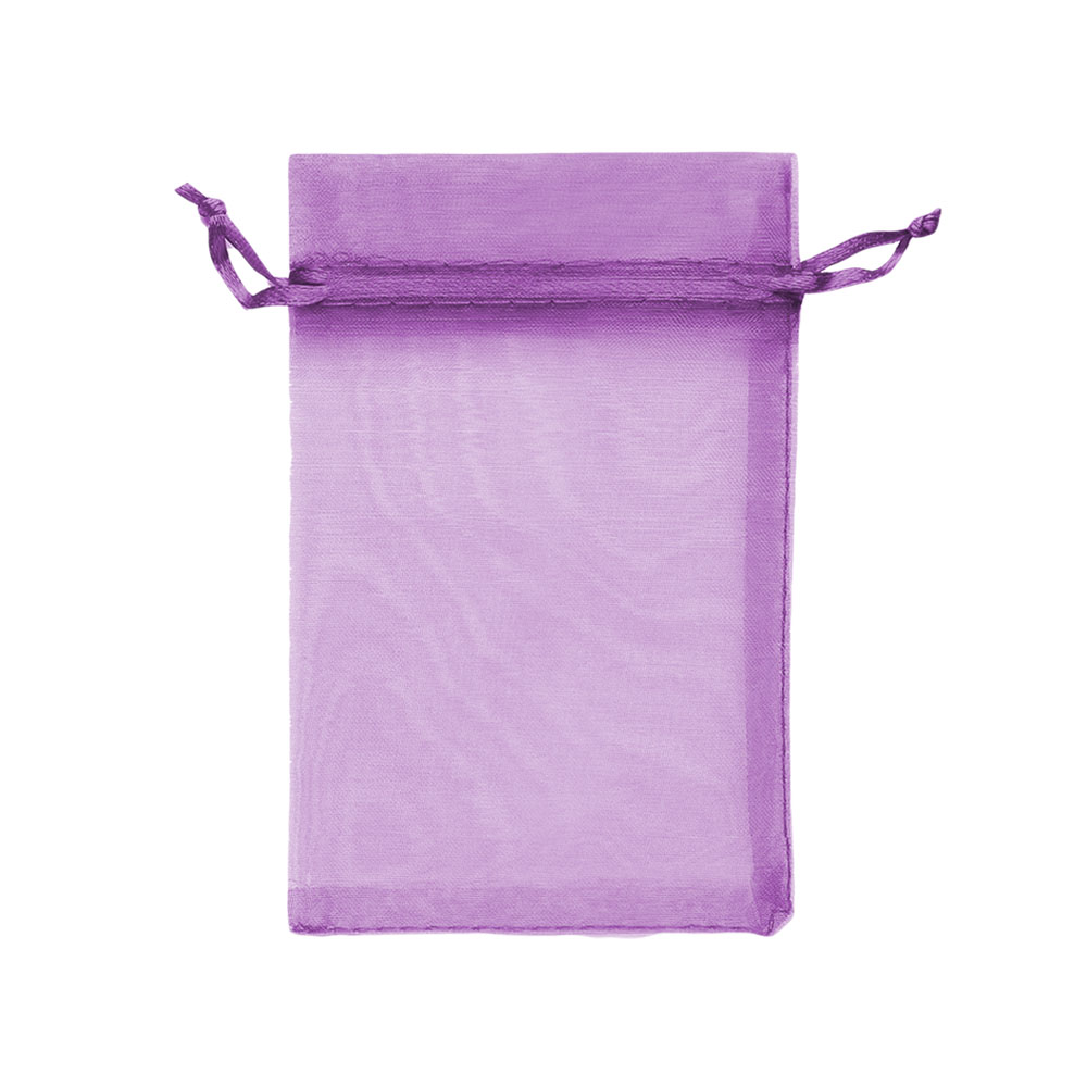 Мешочек из органзы 20 х 30 см светло-фиолетовый Мешочек из органзы 20 х 30 см светло-фиолетовый