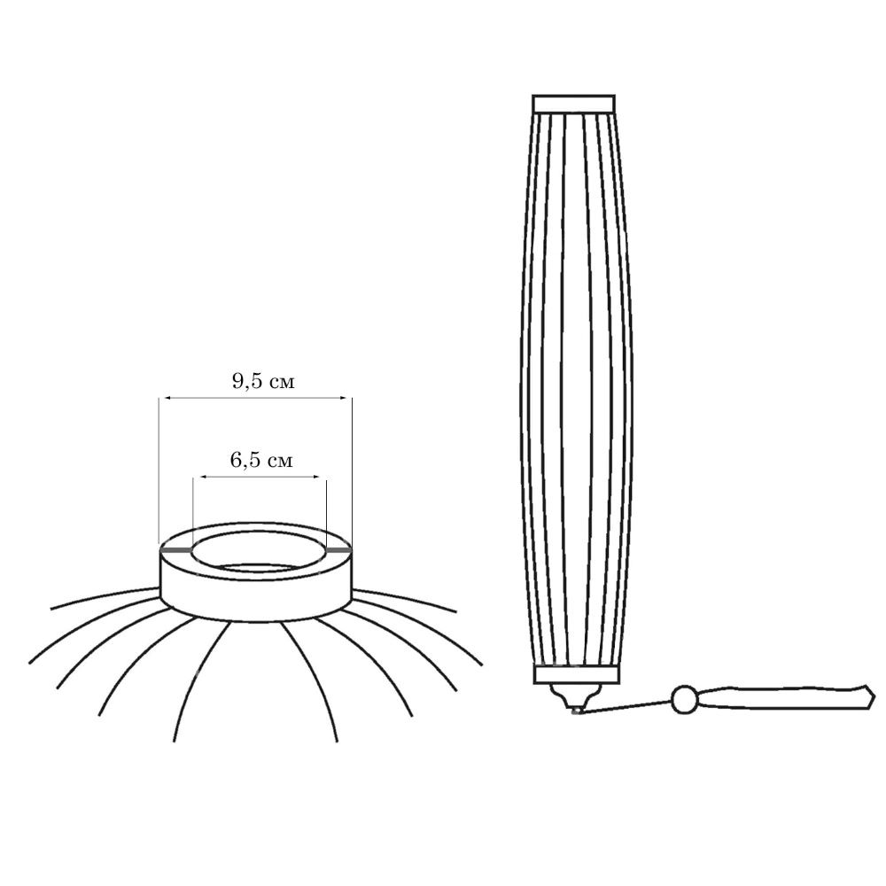 Вьетнамский фонарик 16" Тыква оливковый 751 Вьетнамский фонарик 16" Тыква оливковый 751