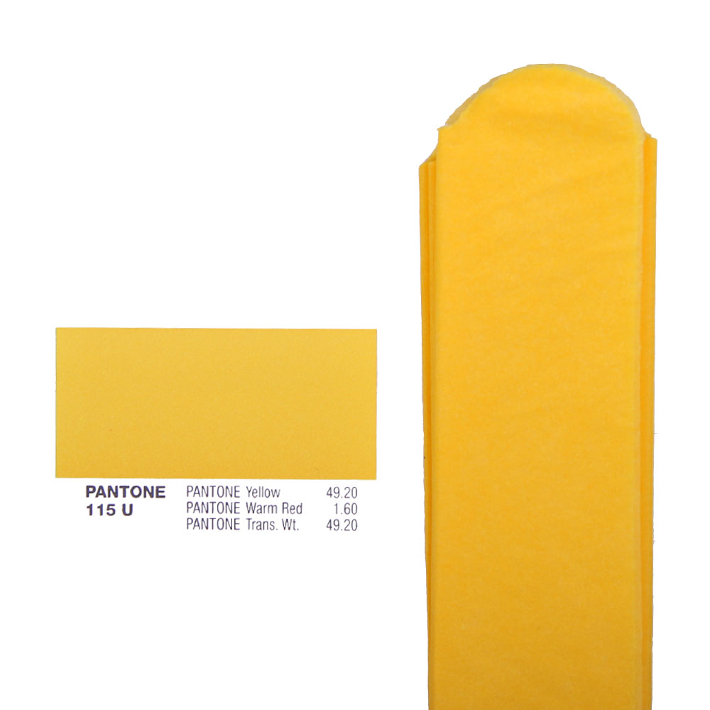 Помпон из бумаги 40 см ярко-желтый