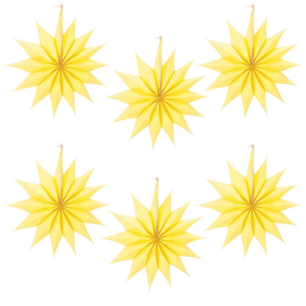 Набор фантов Звезды 30 см х 6 шт, жетый Набор фантов Звезды 30 см х 6 шт, жетый