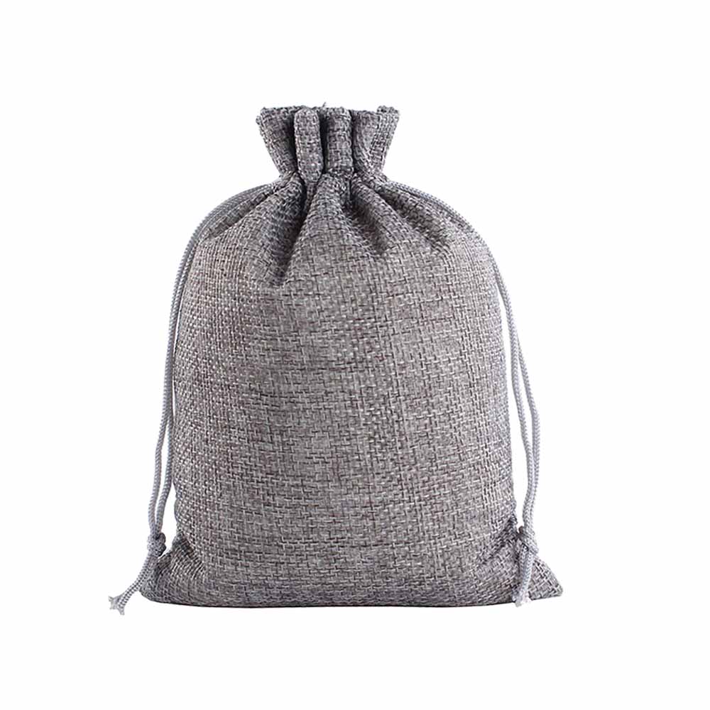 Мешочек из мешковины 17х23 см серый Мешочек из мешковины 17х23 см серый