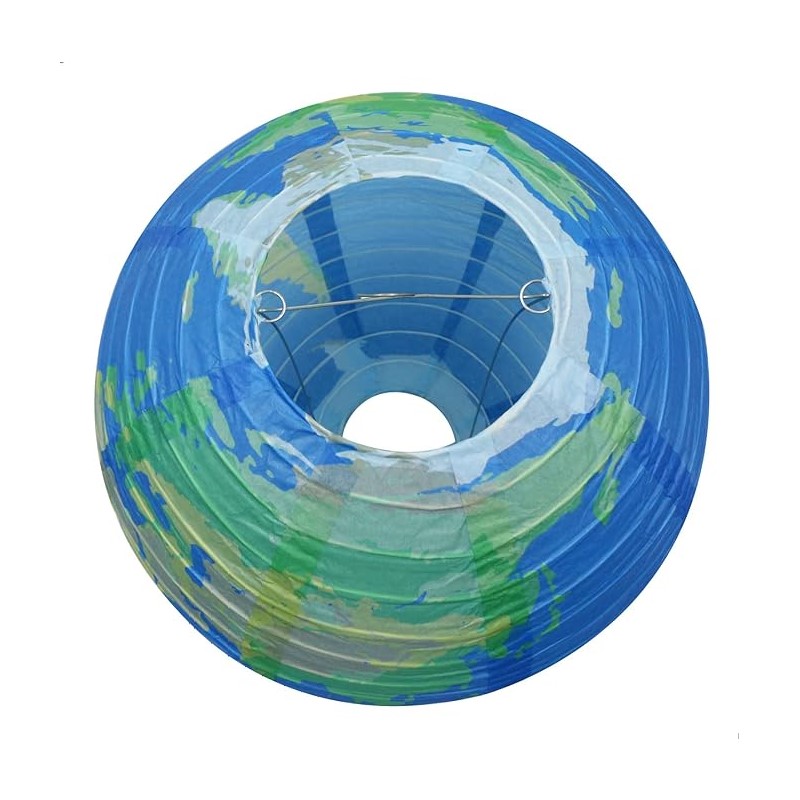 Подвесной фонарик планета "Земля" 30 см