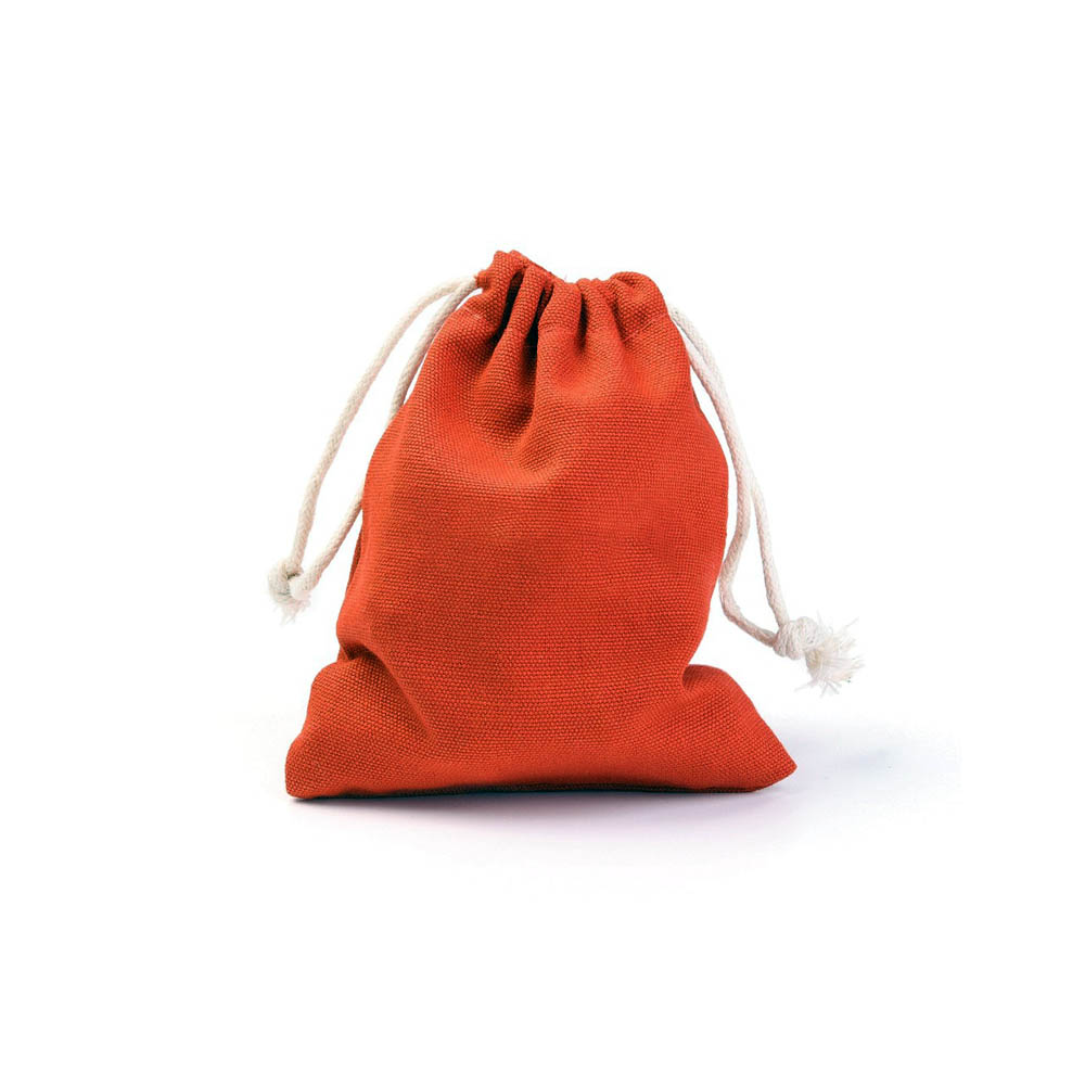 Мешочек из искусственного льна 9х12 см, оранжевый Мешочек из искусственного льна 9х12 см, оранжевый