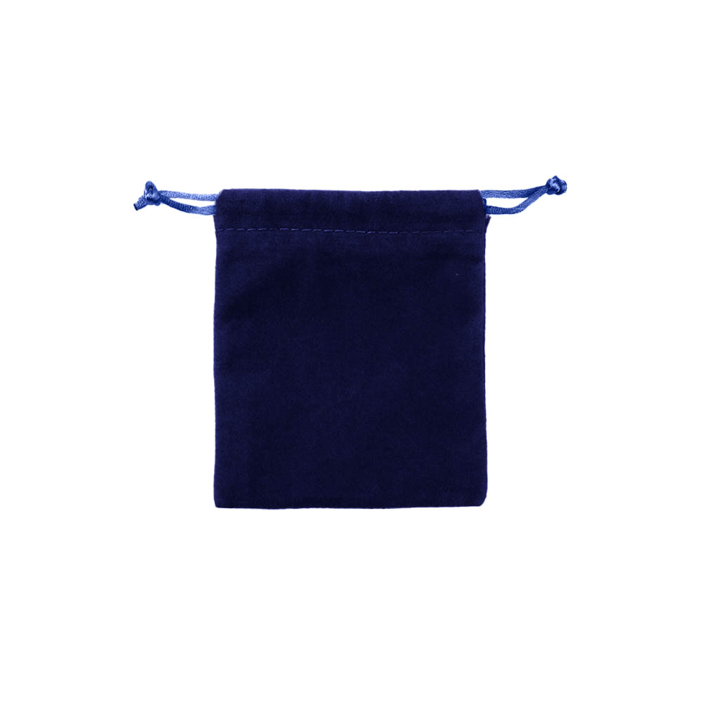 Мешочек велюровый 10х12 см, темно-синий Мешочек велюровый 10х12 см, темно-синий