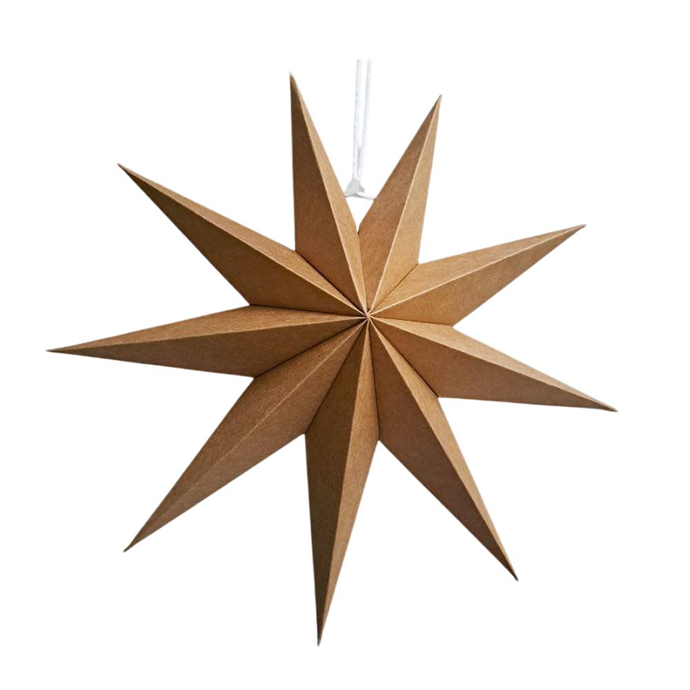 Звезда девятиконечная 30 см, крафт Звезда девятиконечная 30 см, крафт