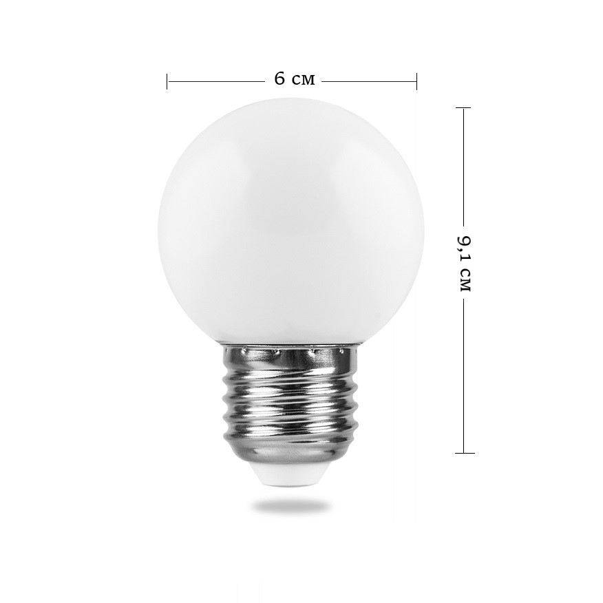 Лампа LED 360 G50 E27 W5 K4000