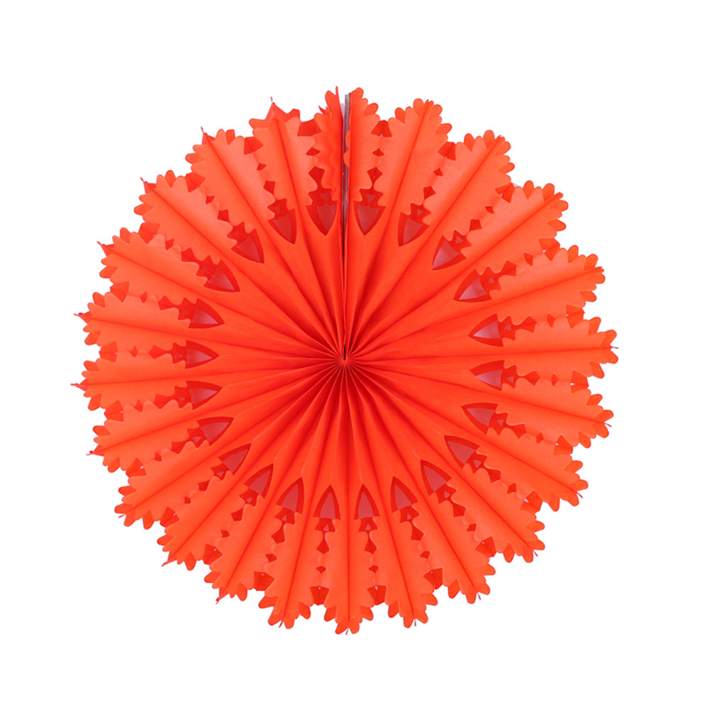 Снежинка ажурная 30 см оранжевый Снежинка ажурная 30 см оранжевый