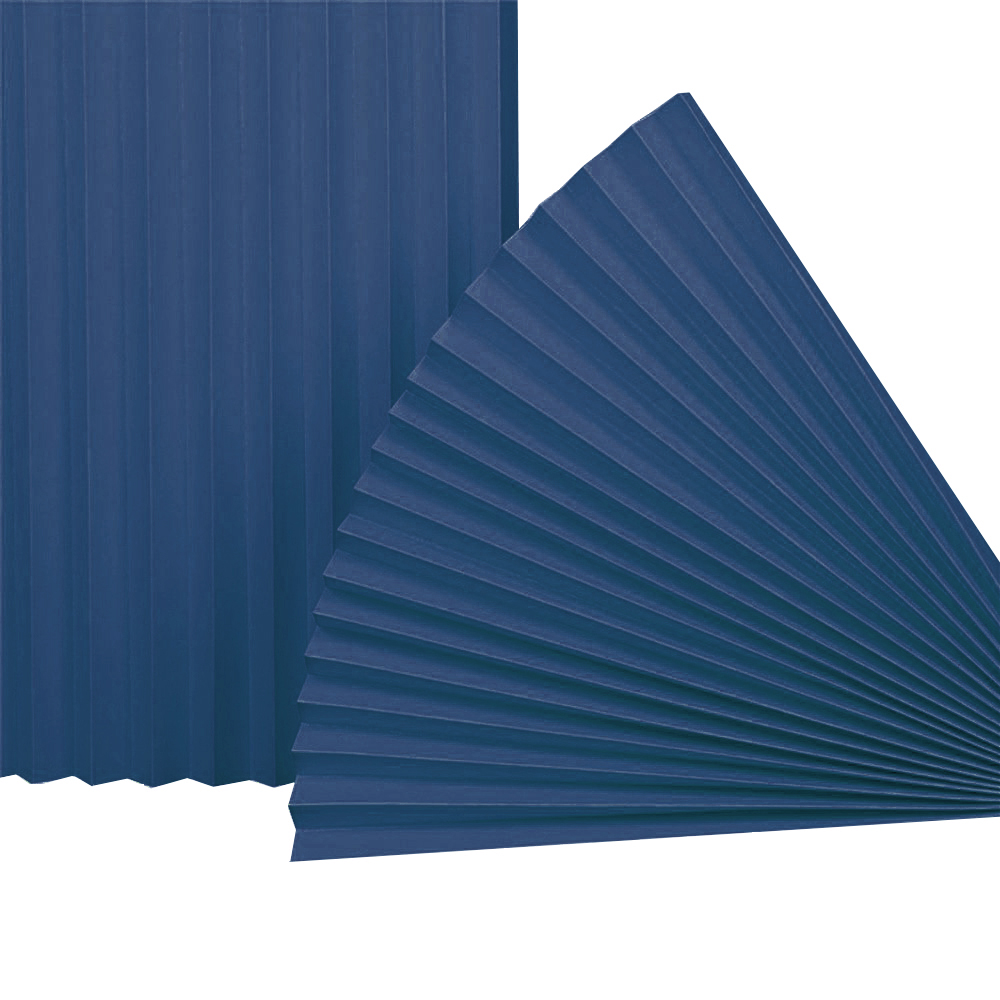 Веер-гармошка 180г/м 100 см, темно-синий Веер-гармошка 180г/м 100 см, темно-синий
