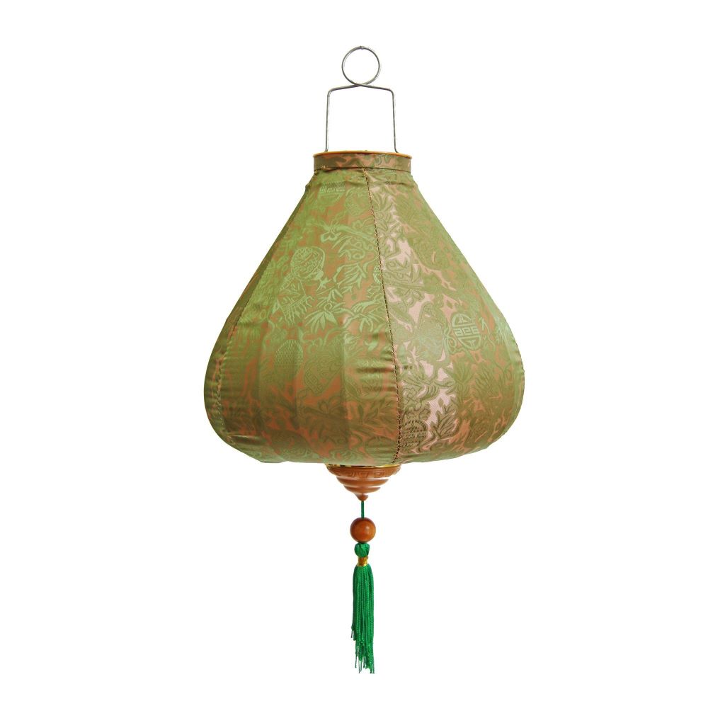 Вьетнамский фонарик 16" Тыква оливковый 751 Вьетнамский фонарик 16" Тыква оливковый 751