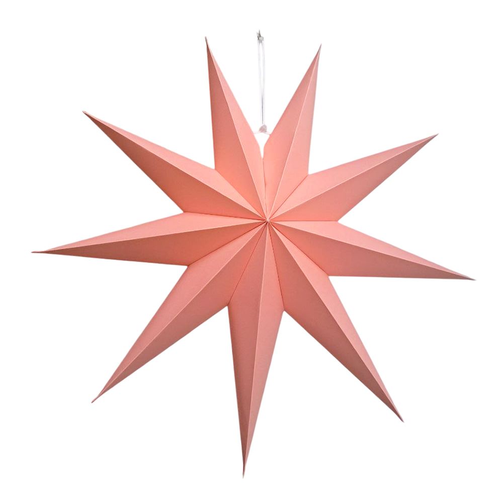 Звезда девятиконечная 60 см, персиковый Звезда девятиконечная 60 см, персиковый
