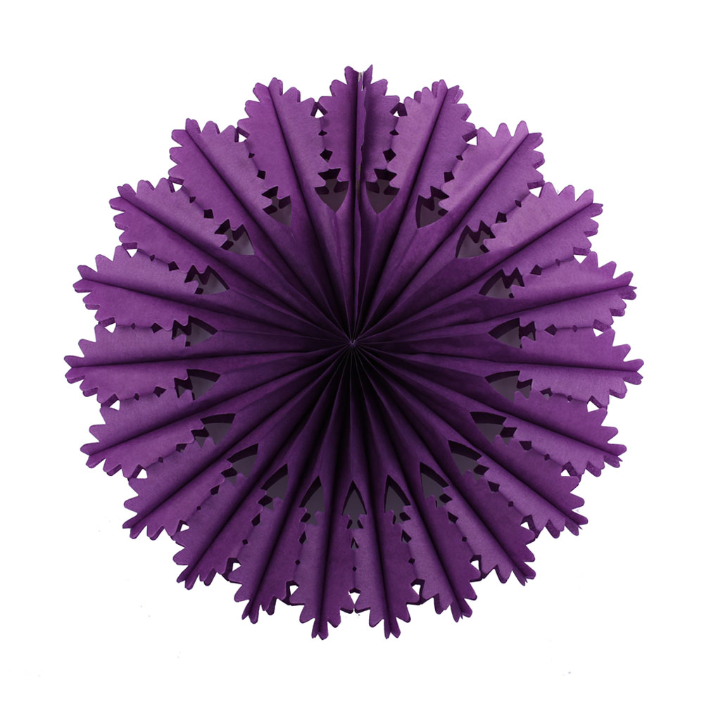 Снежинка ажурная 40 см фиолетовый Снежинка ажурная 40 см фиолетовый