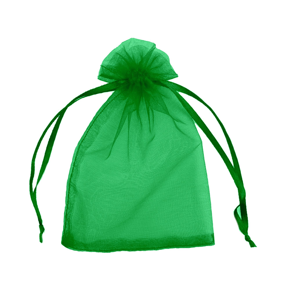 Мешочек из органзы 20 х 30 см зеленый Мешочек из органзы 20 х 30 см зеленый