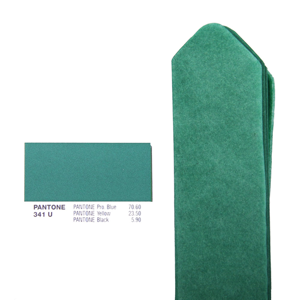 Помпон из бумаги 15 см зеленый