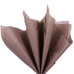 Бумага тишью коричневая 76 х 50 см, 100 листов 17-19 г/м