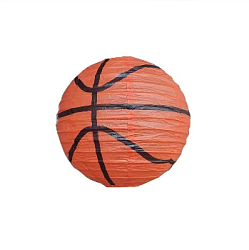 Подвесной фонарик "Баскетбольный мяч" 30 см