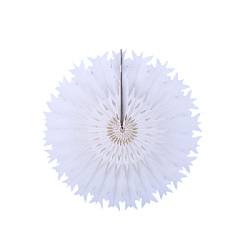 Снежинка обьемная 20 см белый