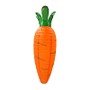 Подвесной фонарик "Морковка" 23х16 см