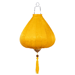 Вьетнамский фонарик 16" Тыква желтый 400