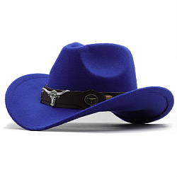 Шляпа ковбойская Коррида из фетра, синий