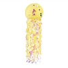 Подвесной фонарик Медуза с рис. 30 х 90 см, желтый