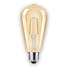 Лампа светодиодная ST64 темная E27 W2 K2200