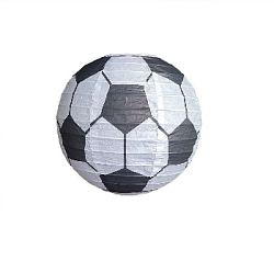 Подвесной фонарик "Футбольный мяч" 30 см