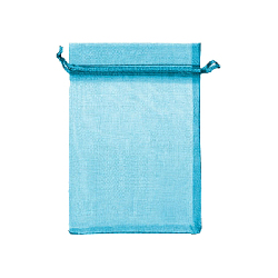 Мешочек из органзы 15 х 22 см синий