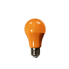 Лампа светодиодная Груша d-60 E27 W9, оранжевый