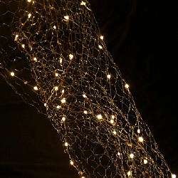 Сетка "Звёздное небо" 1 м х 5 м, теплый-белый