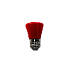 Лампа светодиодная Колокольчик d-45 E27 W3, красный