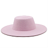 Шляпа Гаучо фетровая, светло-розовый