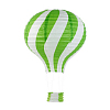 Подвесной фонарик "Воздушный шар"зигзаг 40 см зеленый+белый