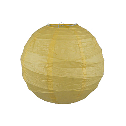 Подвесной фонарик Спираль 20 см ярко-желтый
