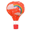 Подвесной фонарик "Воздушный шар Радуга" 40 см, красный