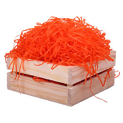 Бумажный наполнитель тишью 3 мм 1 кг оранжевый