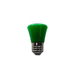 Лампа светодиодная Колокольчик d-45 E27 W3, зеленый