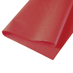 Бумага тишью вощеная красная 21г/м, 75х50 см, 500 листов