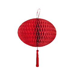 Подвесной фонарик соты бумажный 30х22х40см