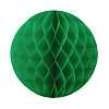 Бумажное украшение шар 40 см зеленый