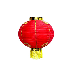 Китайский фонарь Круглый с рисунком, 35см