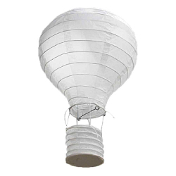 Подвесной фонарик "Воздушный шар" 40 см белый