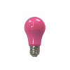 Лампа светодиодная Груша d-60 E27 W9, розовый